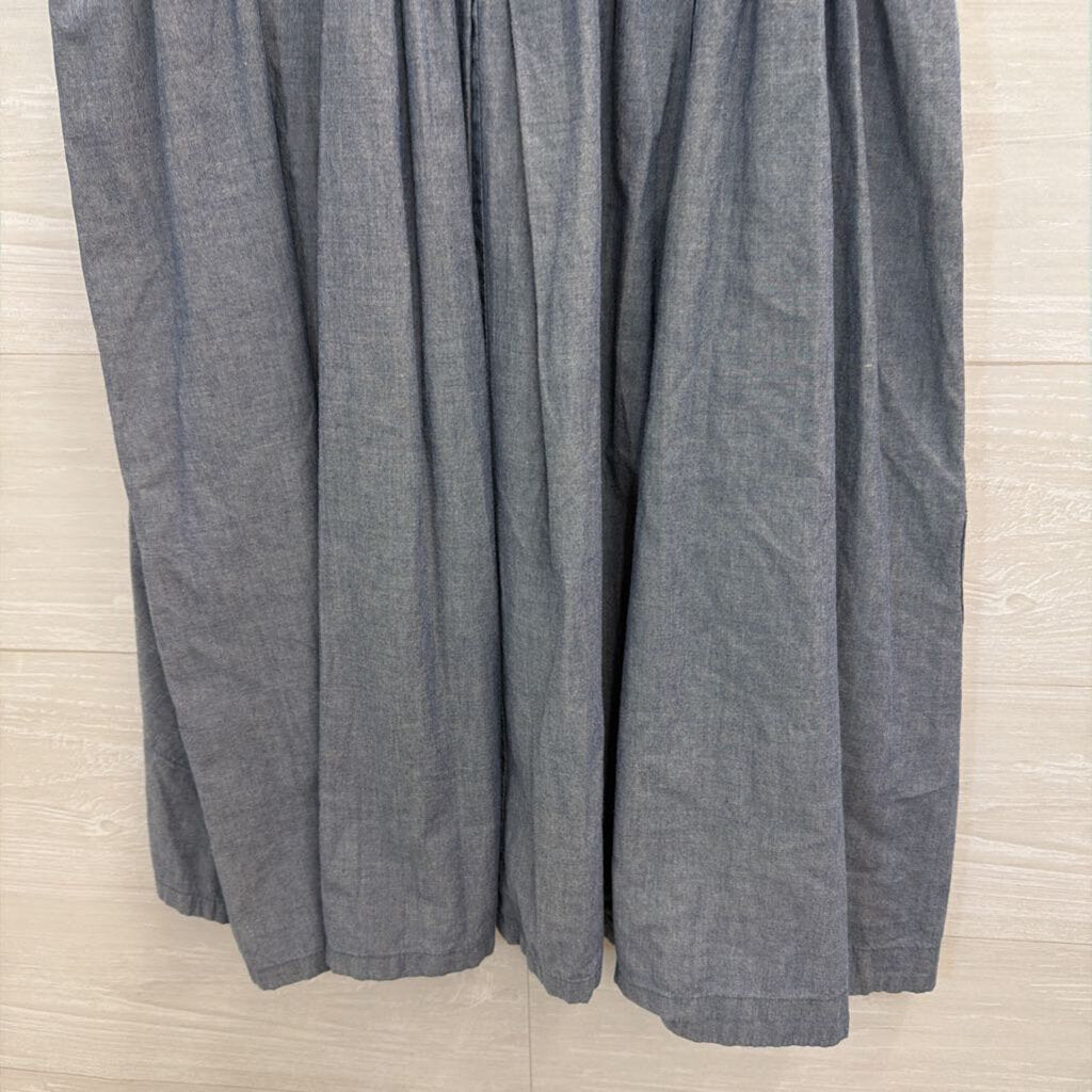 Atmosphere Blue 100% Cotton Button Detail Tunic Tank 8