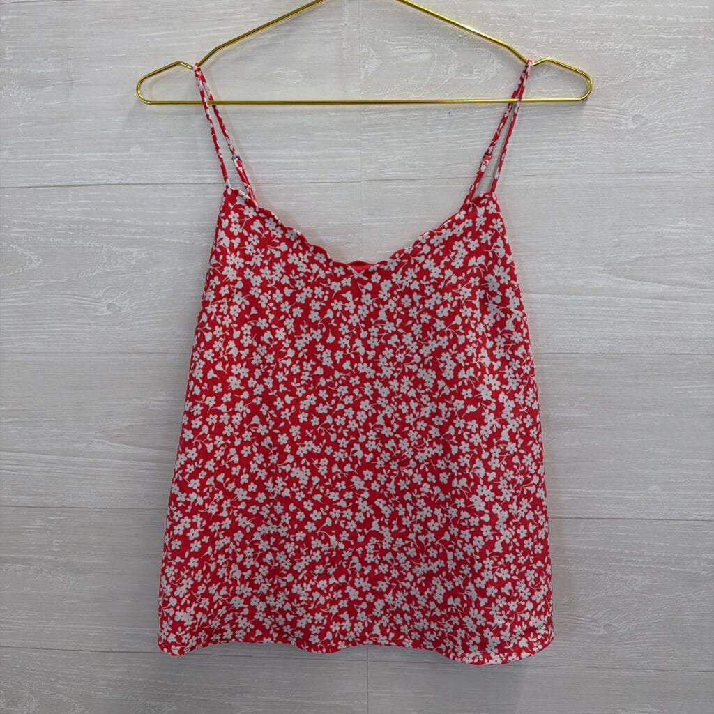 J Crew Red Print Tank Top 4