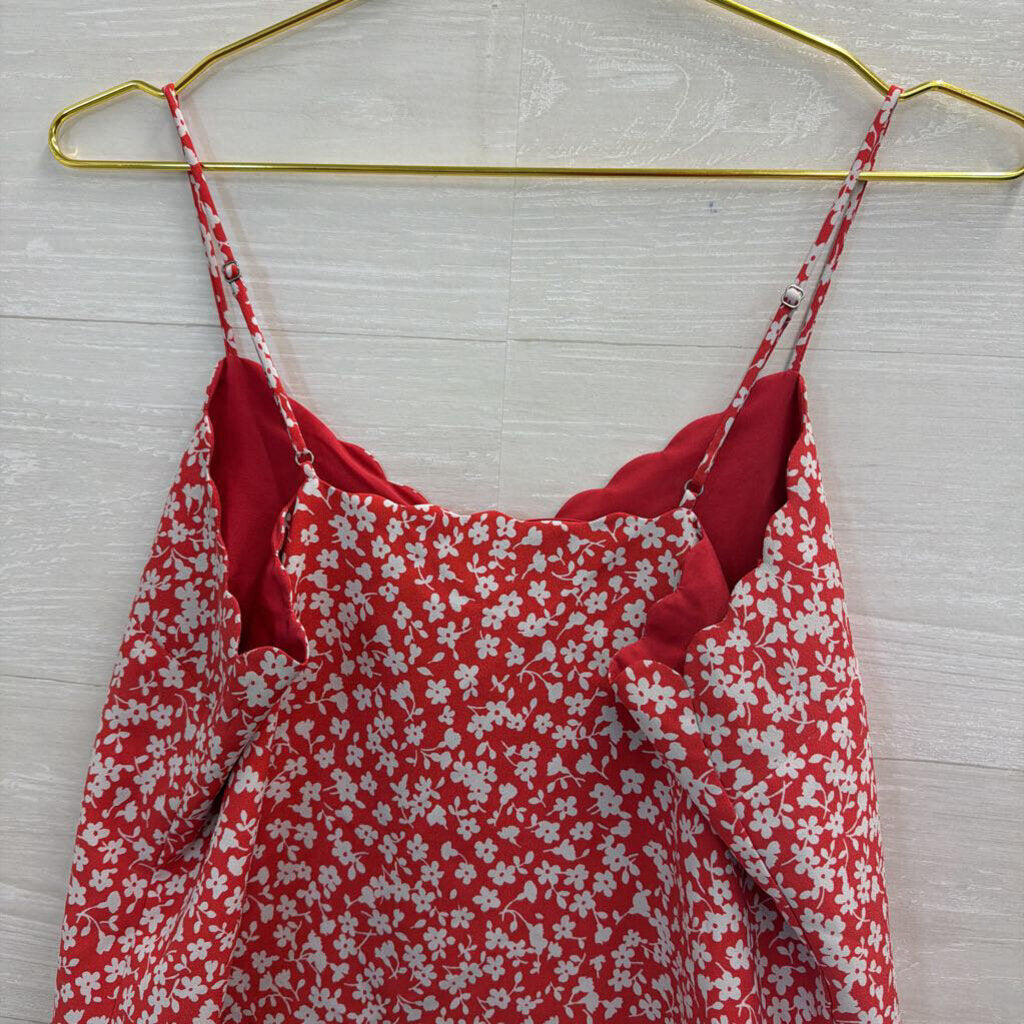 J Crew Red Print Tank Top 4