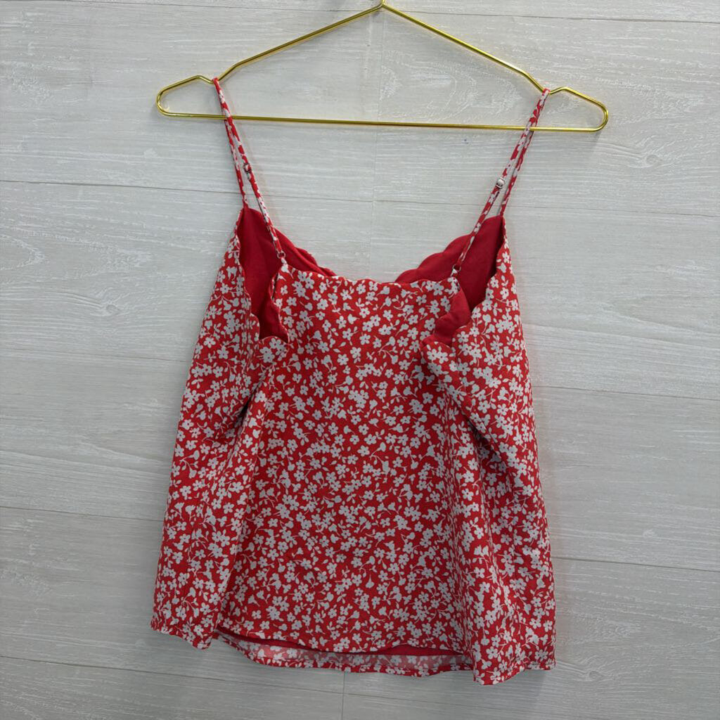 J Crew Red Print Tank Top 4