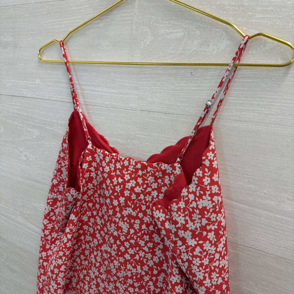 J Crew Red Print Tank Top 4