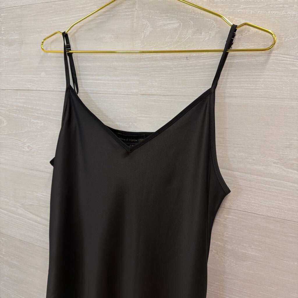 House of Harlow Black Silky Maxi Dress Medium