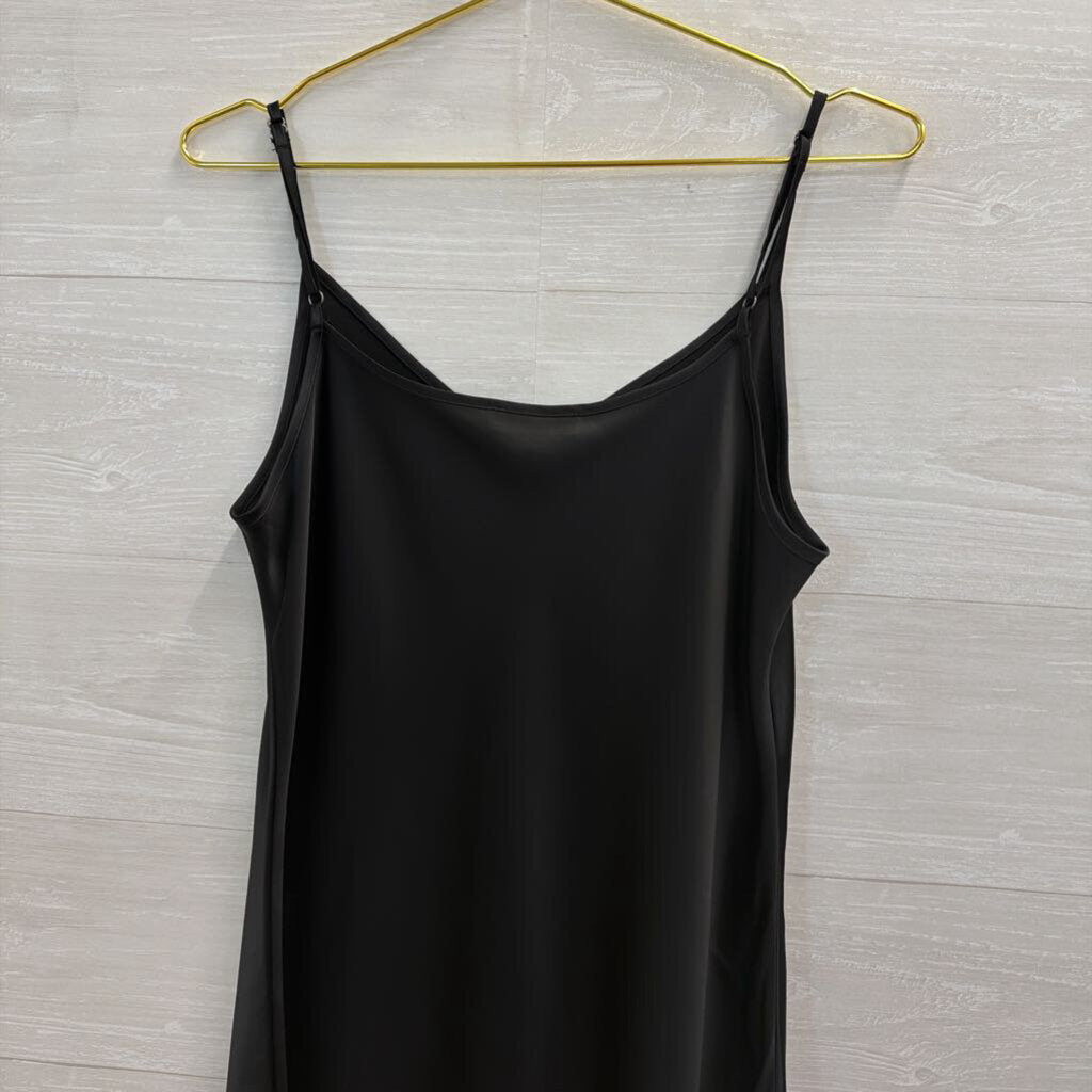 House of Harlow Black Silky Maxi Dress Medium