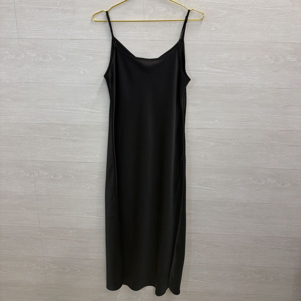 House of Harlow Black Silky Maxi Dress Medium