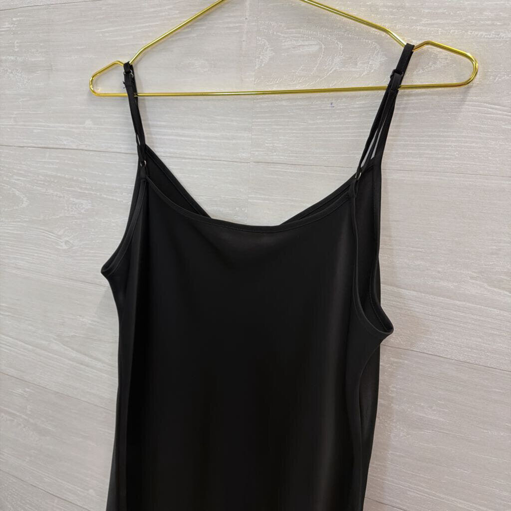 House of Harlow Black Silky Maxi Dress Medium