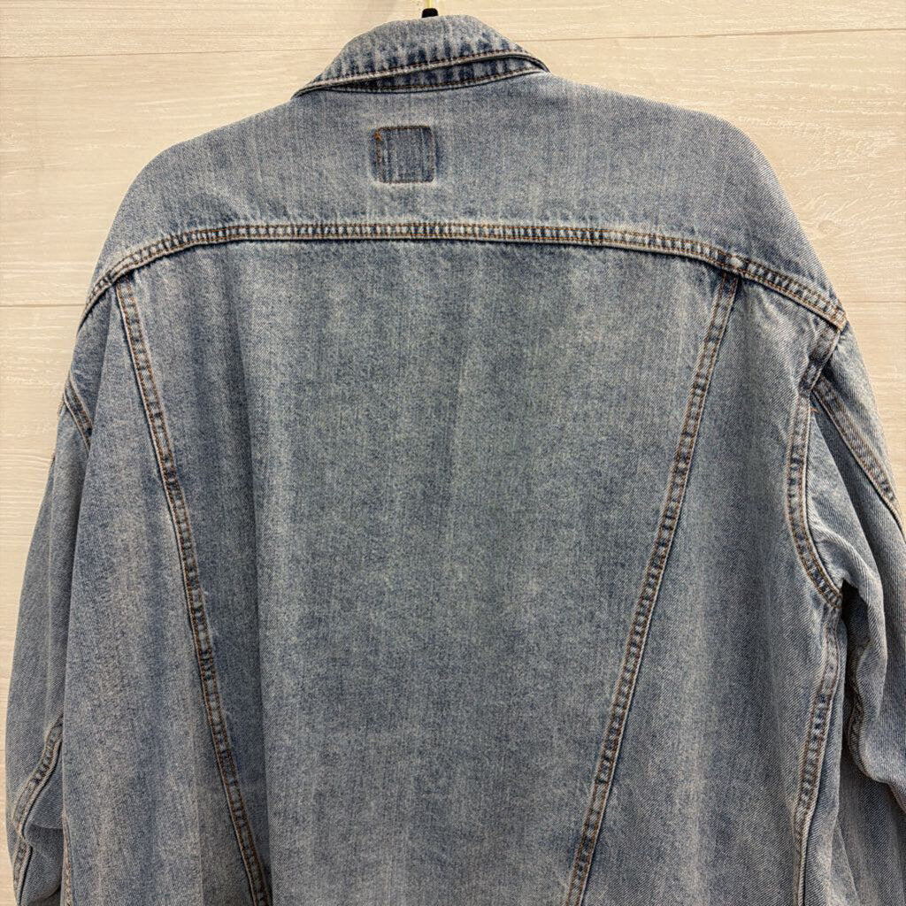 Medium Wash Denim Jacket XXL