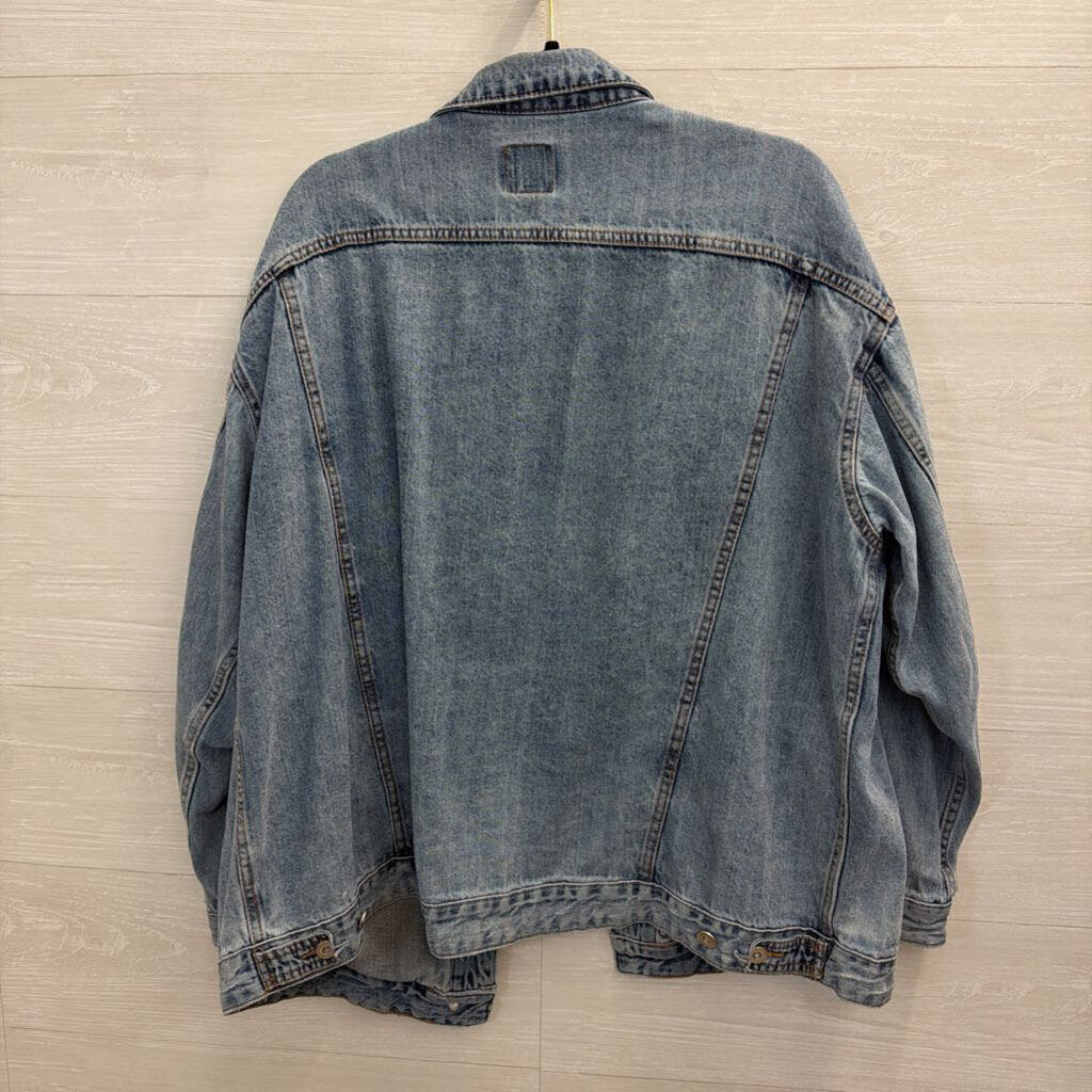 Medium Wash Denim Jacket XXL