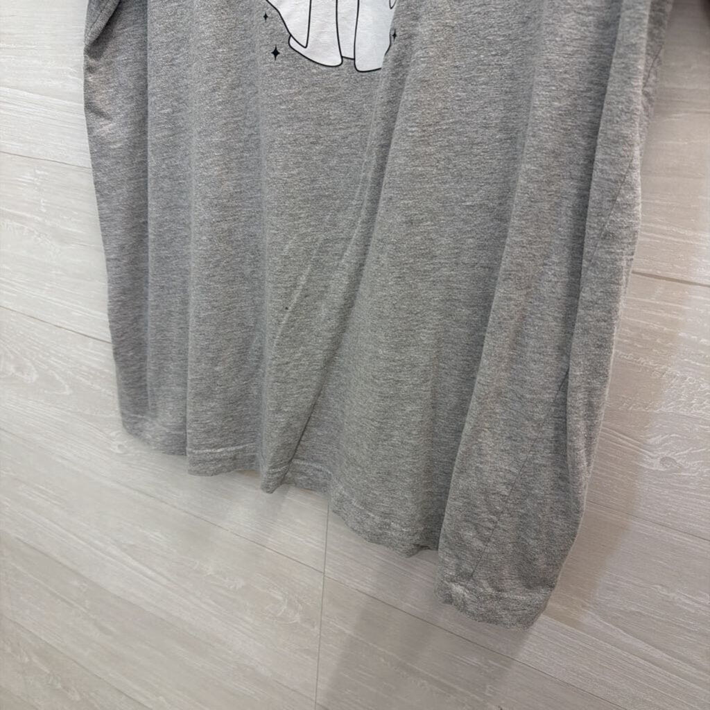 Grey/ Multi Boo-Jee Ghost Short Sleeve Graphic Tee Extra Large