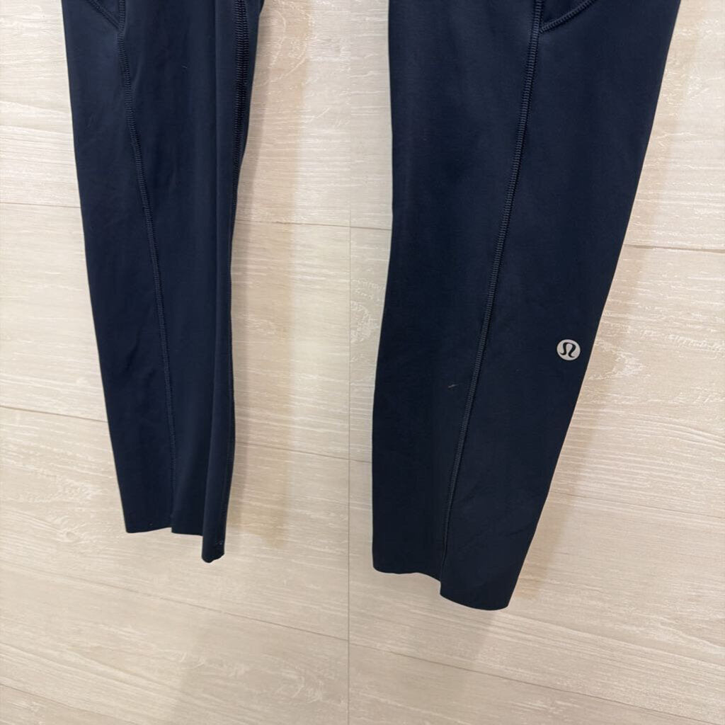 Lululemon Navy Cropped Athletic Leggings 6