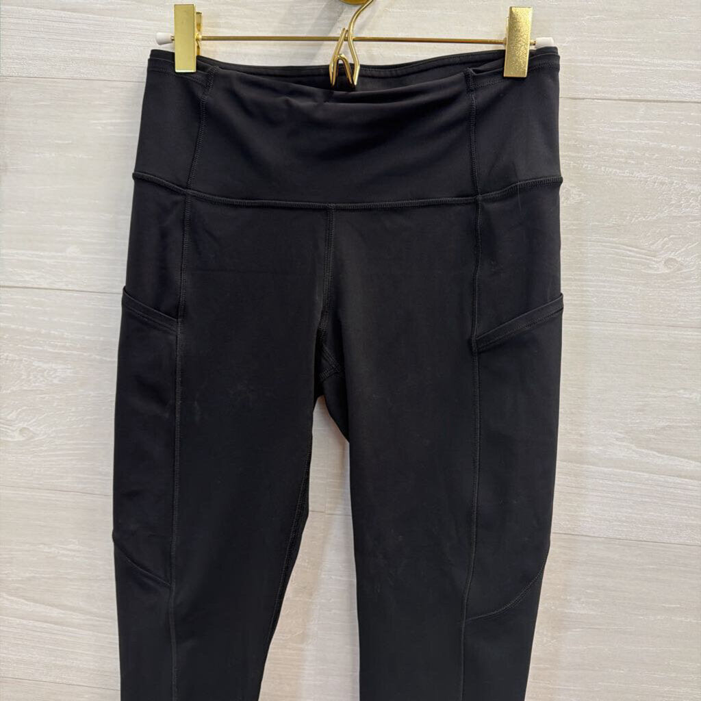 Lululemon Black Cropped Athletic Leggings 6