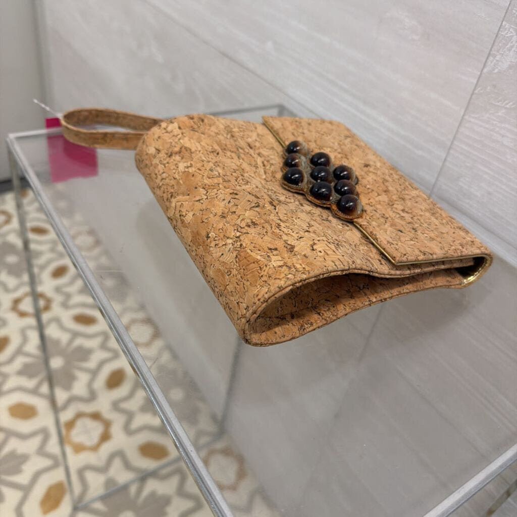 Style and Co Sparkle Cork Clutch Purse