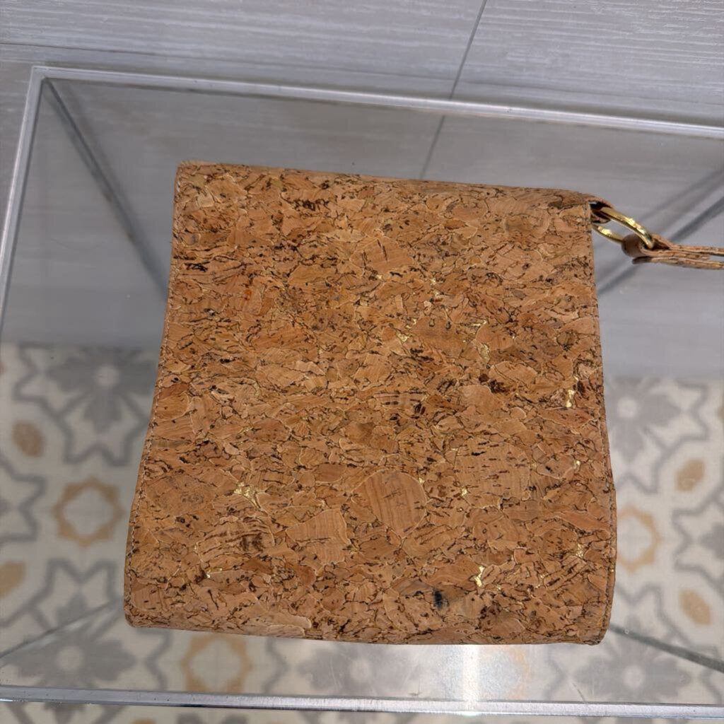 Style and Co Sparkle Cork Clutch Purse