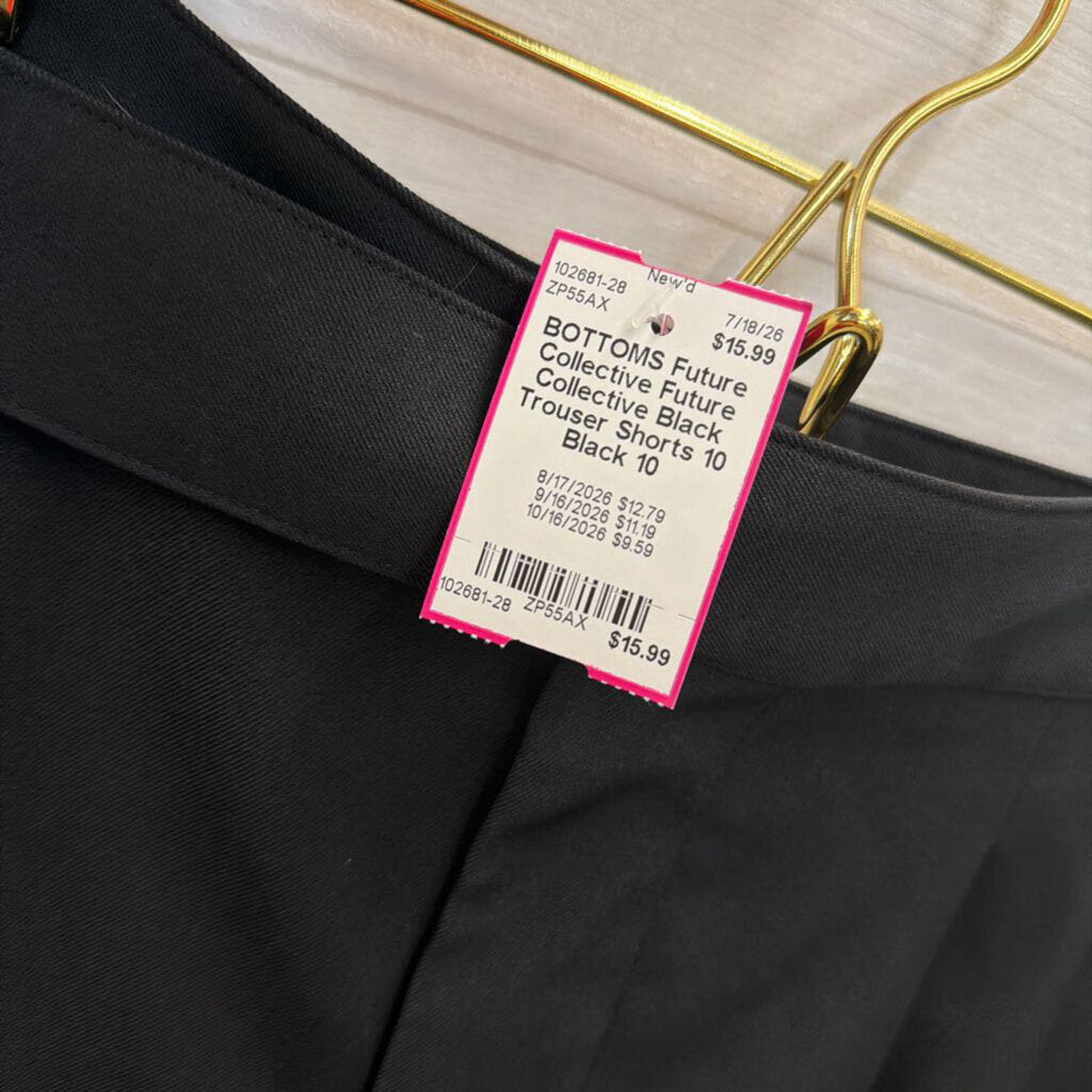 Future Collective Black Trouser Shorts 10