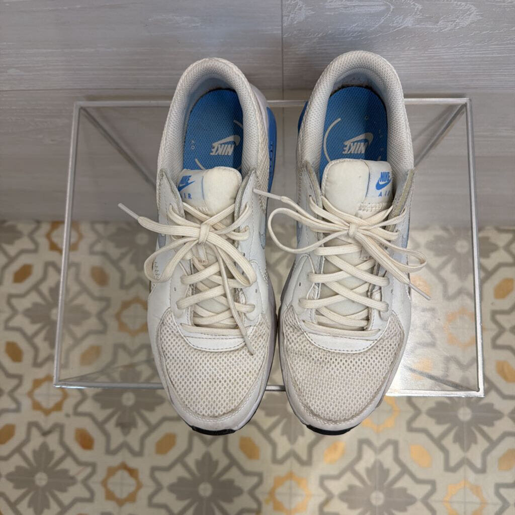 Nike White/ Blue Air Max Excee Sneakers 9