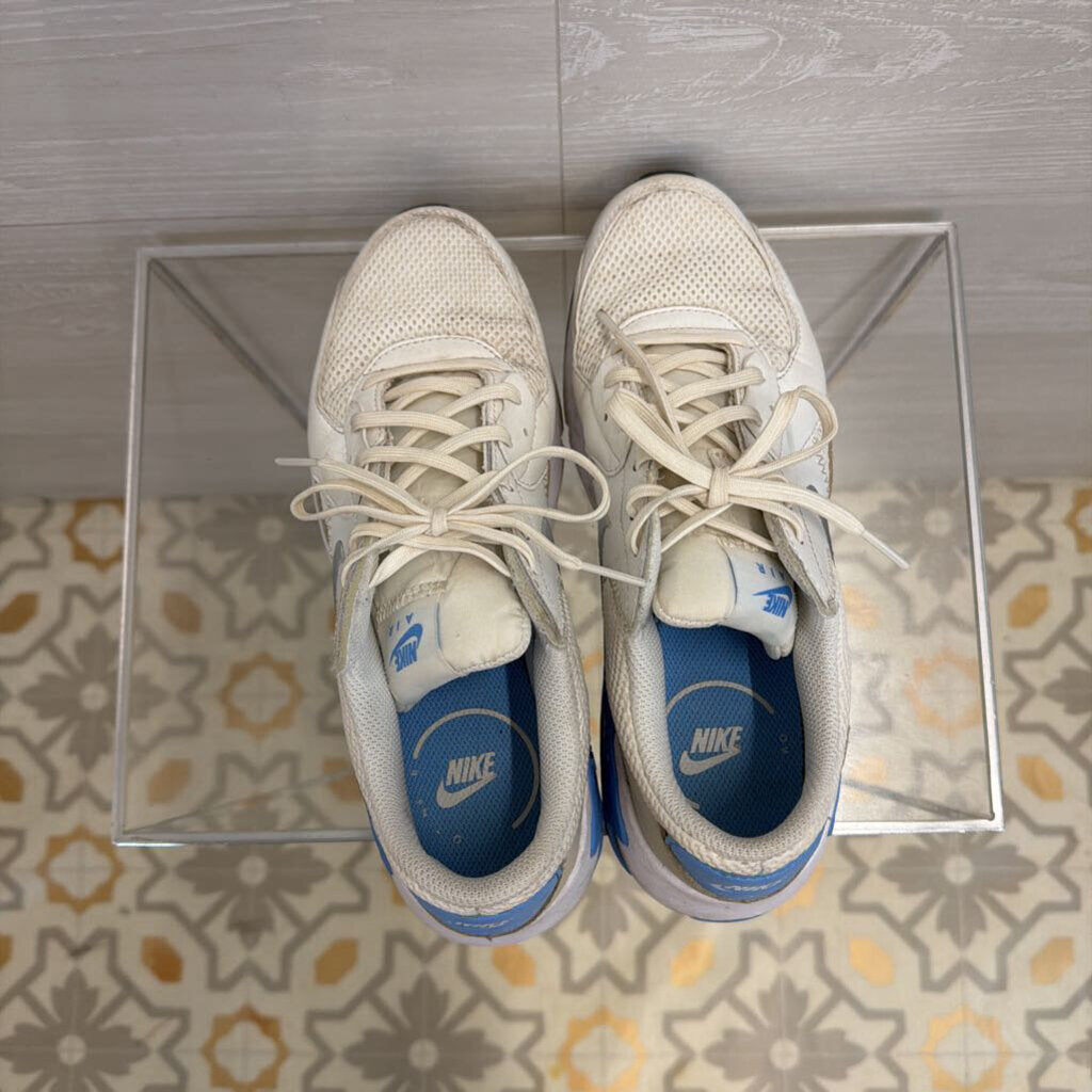 Nike White/ Blue Air Max Excee Sneakers 9