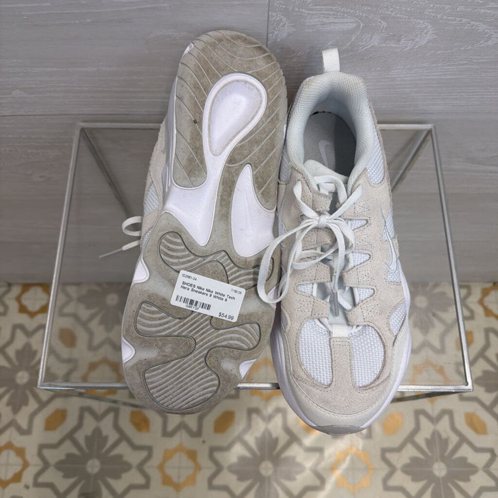 Nike White Tech Hera Sneakers 9