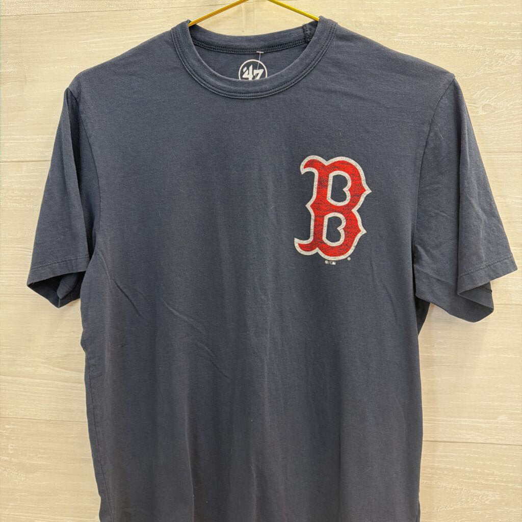 '47 Navy Boston Red Sox Short Sleeve Graphic Tee Small