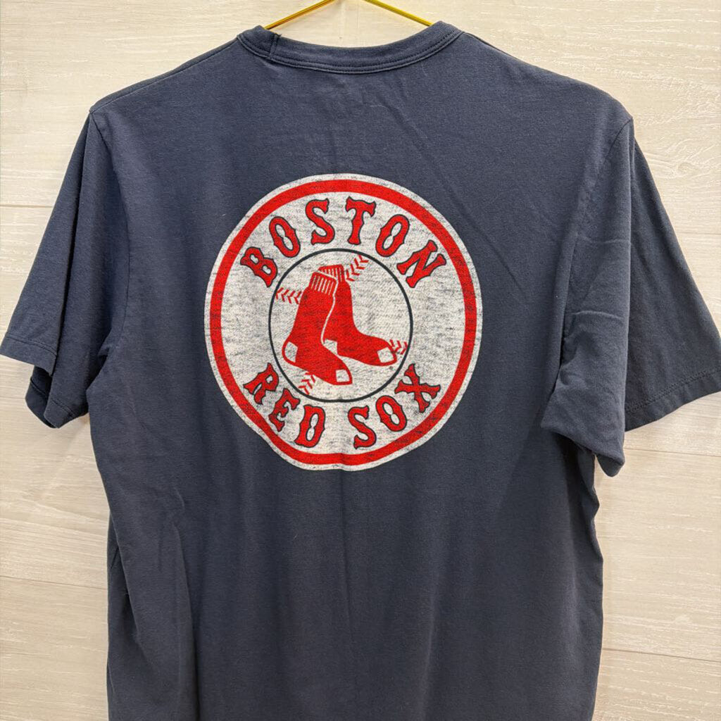 '47 Navy Boston Red Sox Short Sleeve Graphic Tee Small