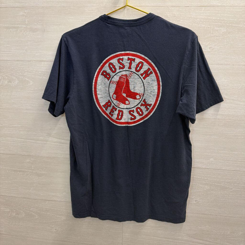 '47 Navy Boston Red Sox Short Sleeve Graphic Tee Small