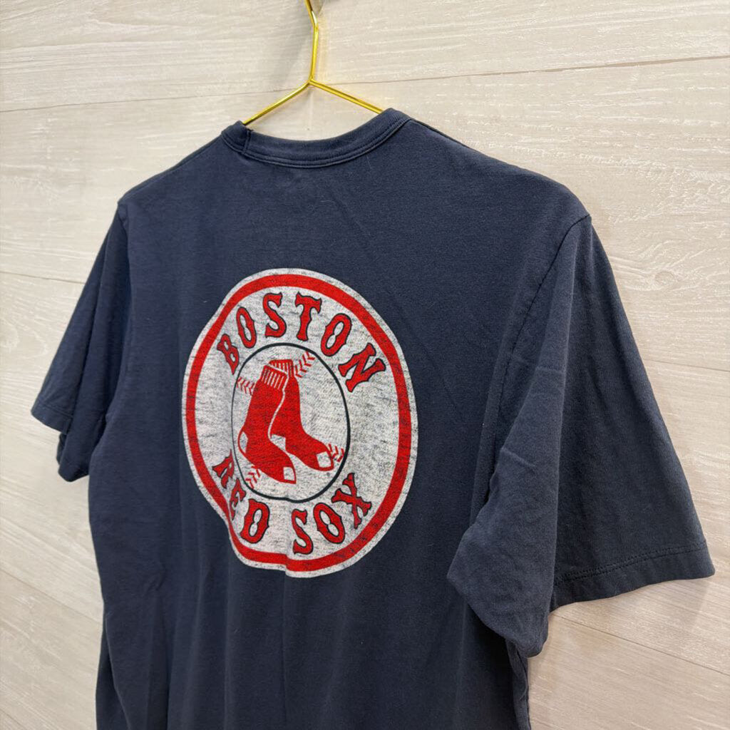 '47 Navy Boston Red Sox Short Sleeve Graphic Tee Small