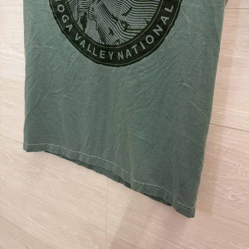 Comfort Colors Green Cuyahoga Valley Short Sleeve Graphic Tee Small