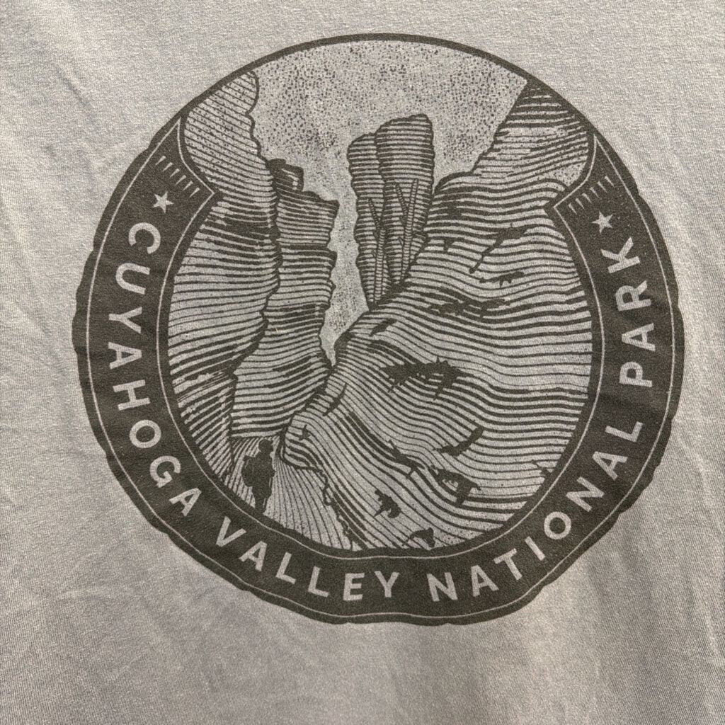 Comfort Colors Green Cuyahoga Valley Short Sleeve Graphic Tee Small