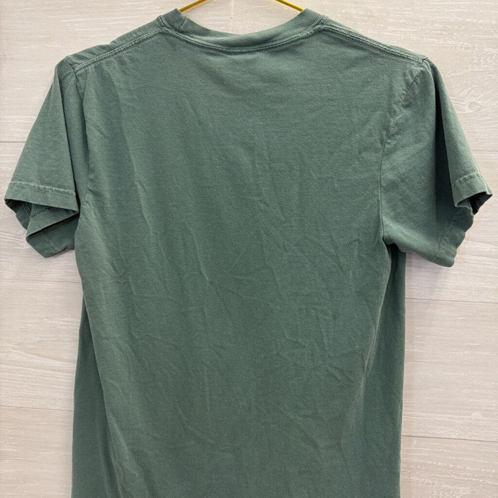 Comfort Colors Green Cuyahoga Valley Short Sleeve Graphic Tee Small