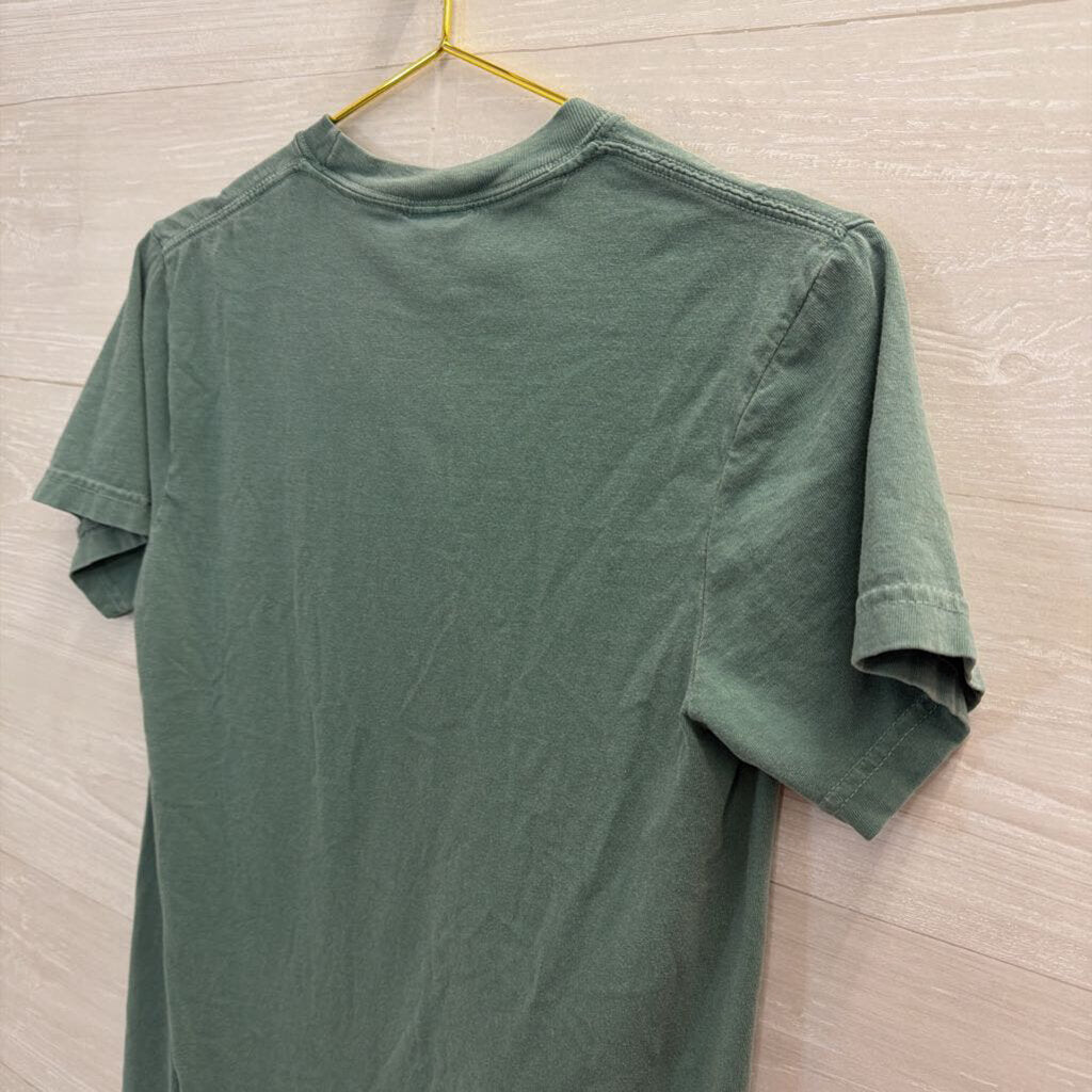 Comfort Colors Green Cuyahoga Valley Short Sleeve Graphic Tee Small