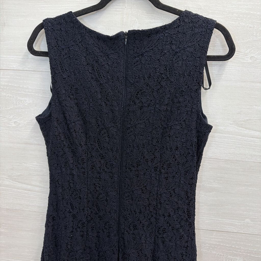 Liz Claiborne Navy Lace Sleeveless Shift Dress 4
