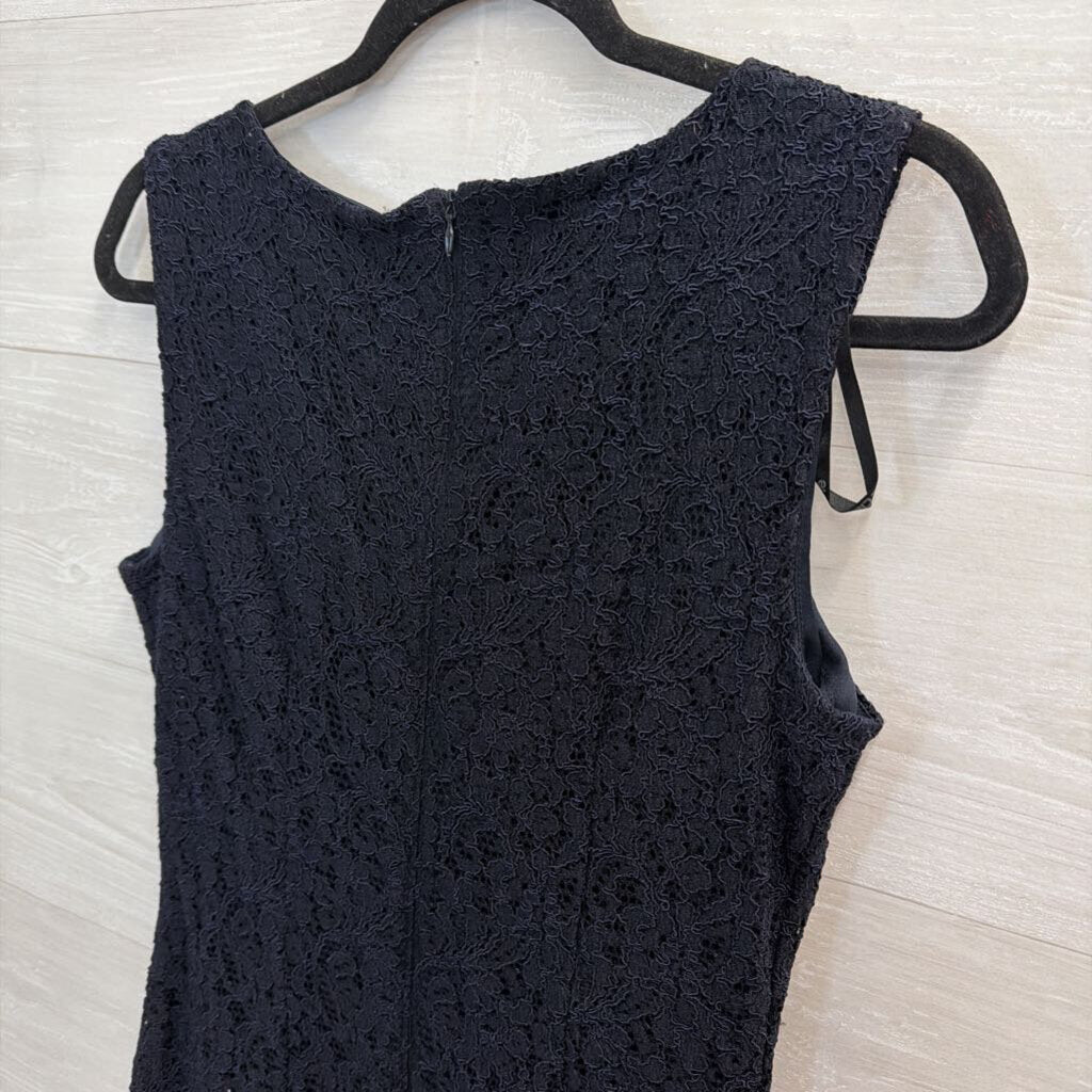 Liz Claiborne Navy Lace Sleeveless Shift Dress 4