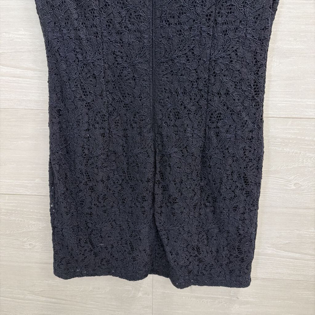 Liz Claiborne Navy Lace Sleeveless Shift Dress 4