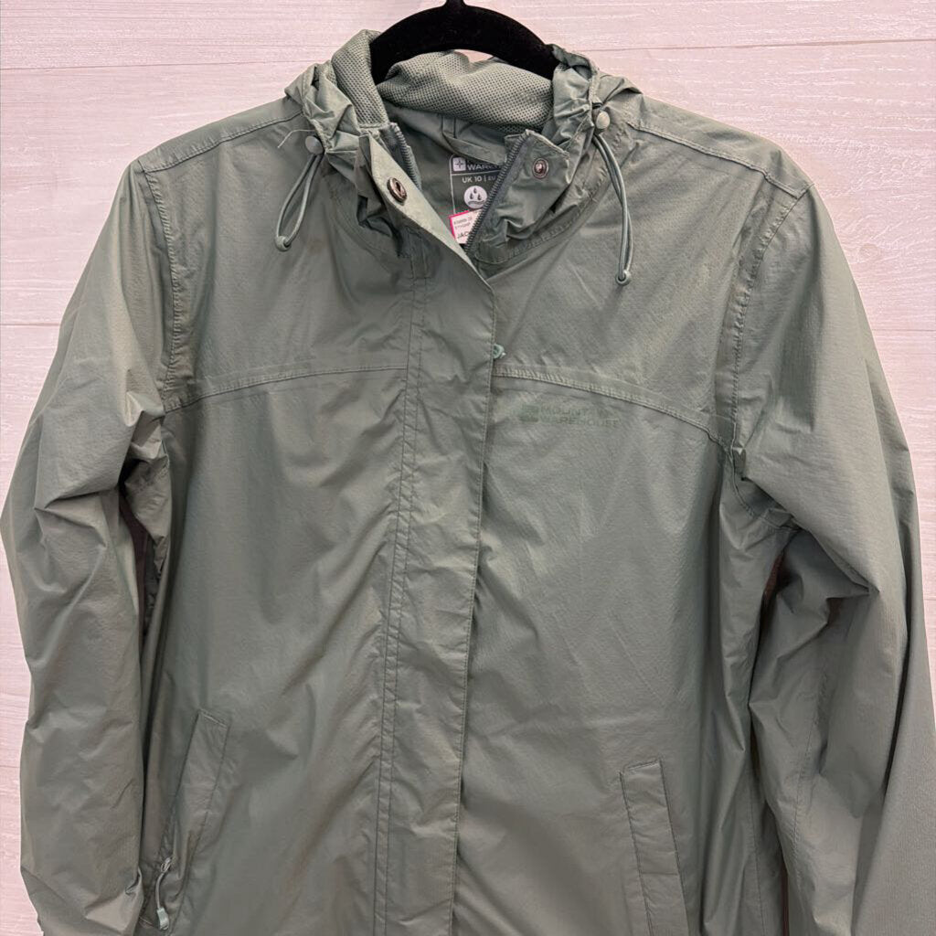 Mountain Warehouse Green Waterproof Zip Up Hooded Jacket 6