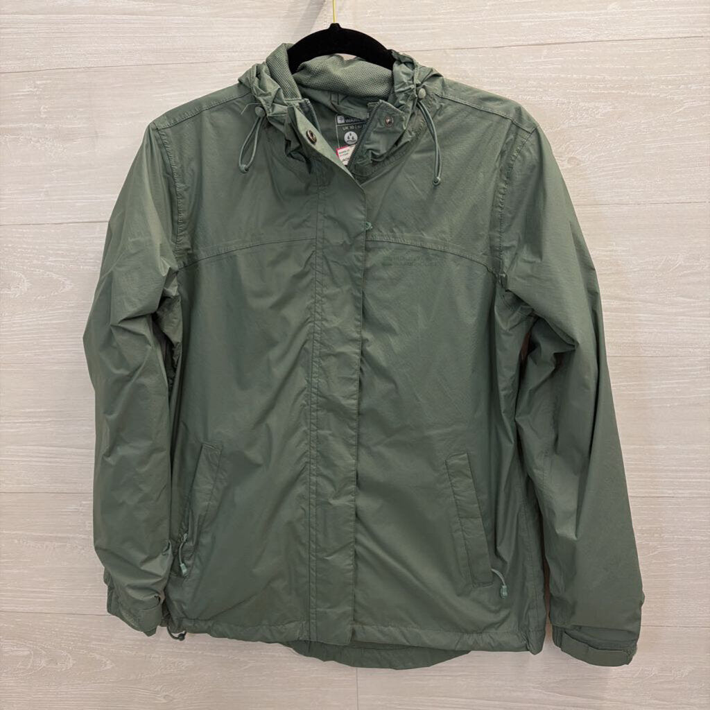 Mountain Warehouse Green Waterproof Zip Up Hooded Jacket 6