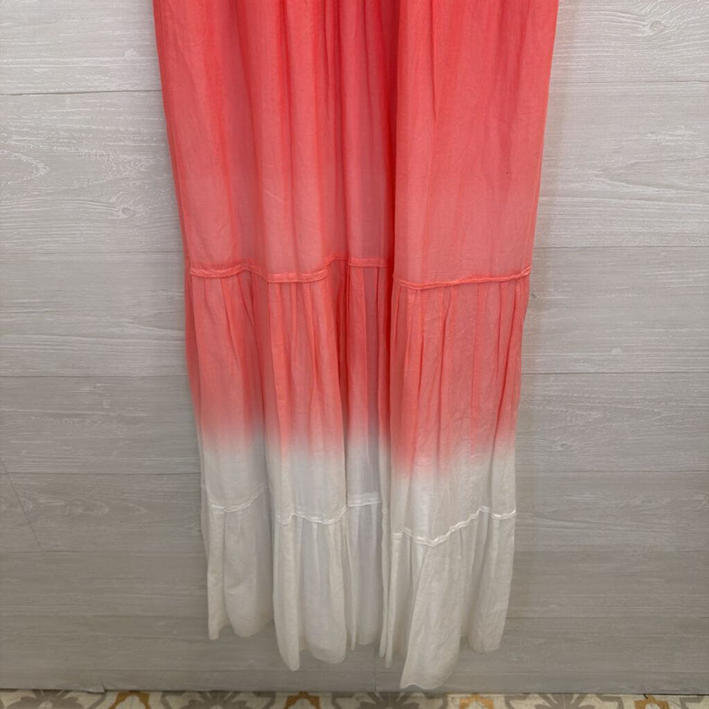Tahari Coral Ombre Maxi Dress 4