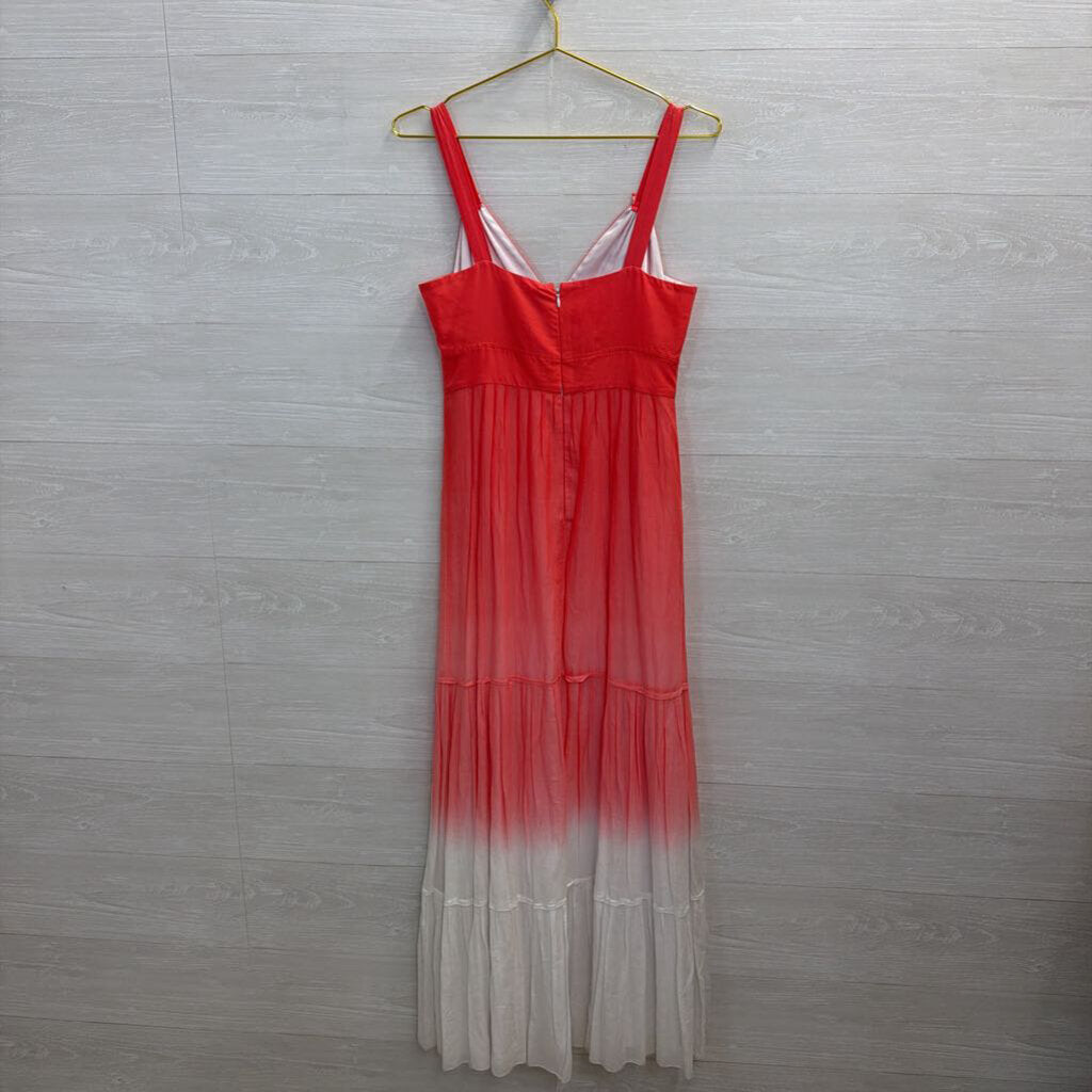 Tahari Coral Ombre Maxi Dress 4