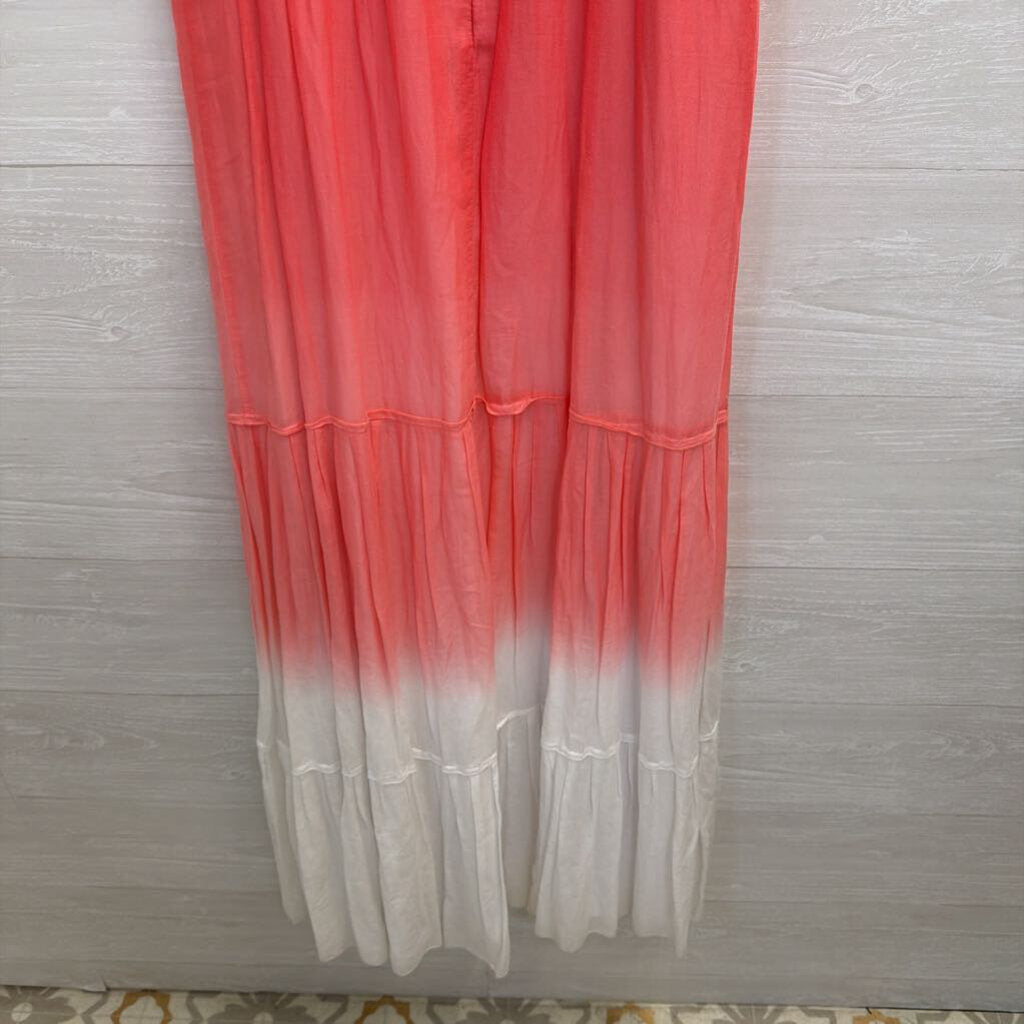 Tahari Coral Ombre Maxi Dress 4