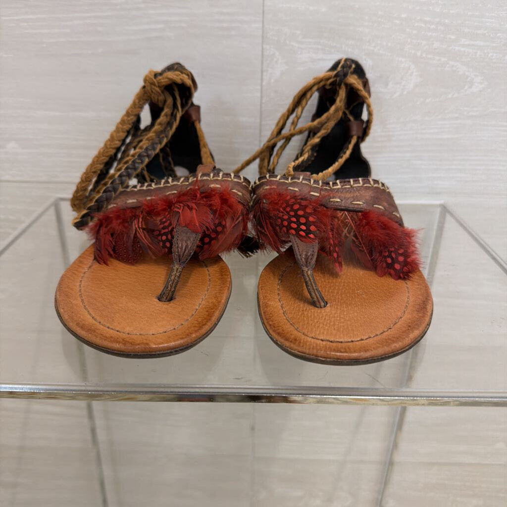 Free People Bora Bora Tie Sandals 39