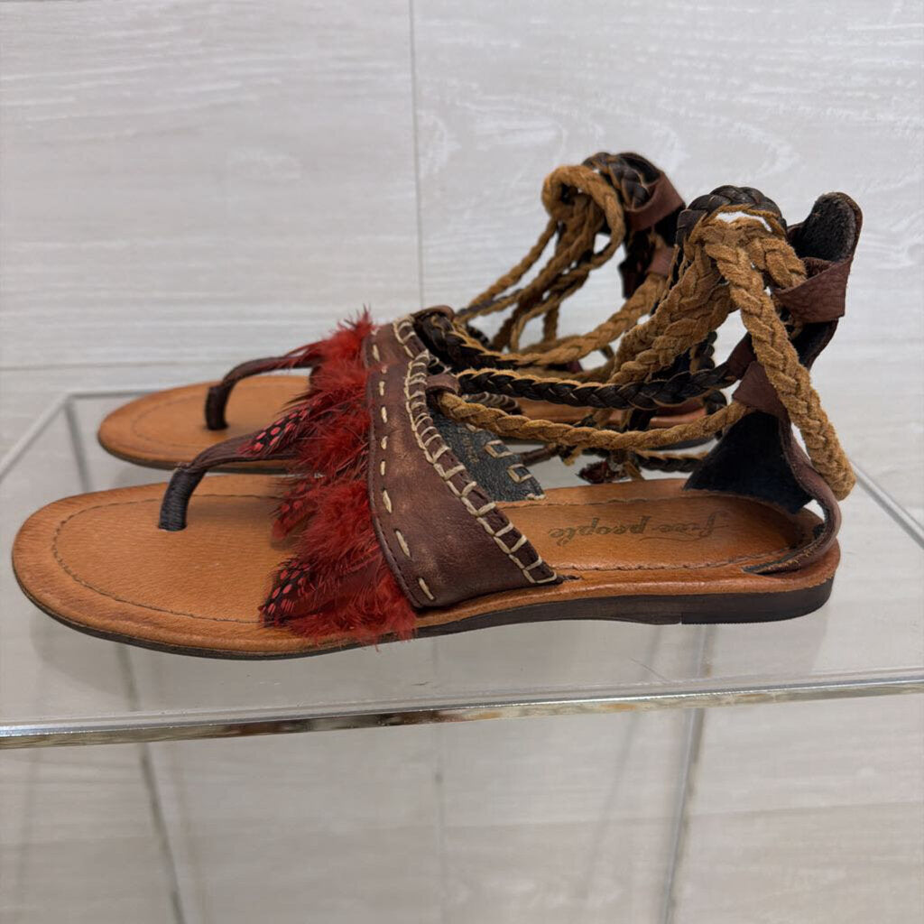 Free People Bora Bora Tie Sandals 39