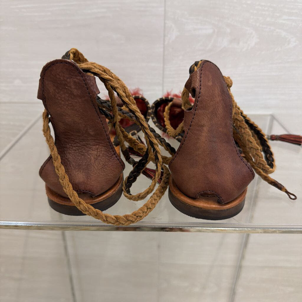 Free People Bora Bora Tie Sandals 39