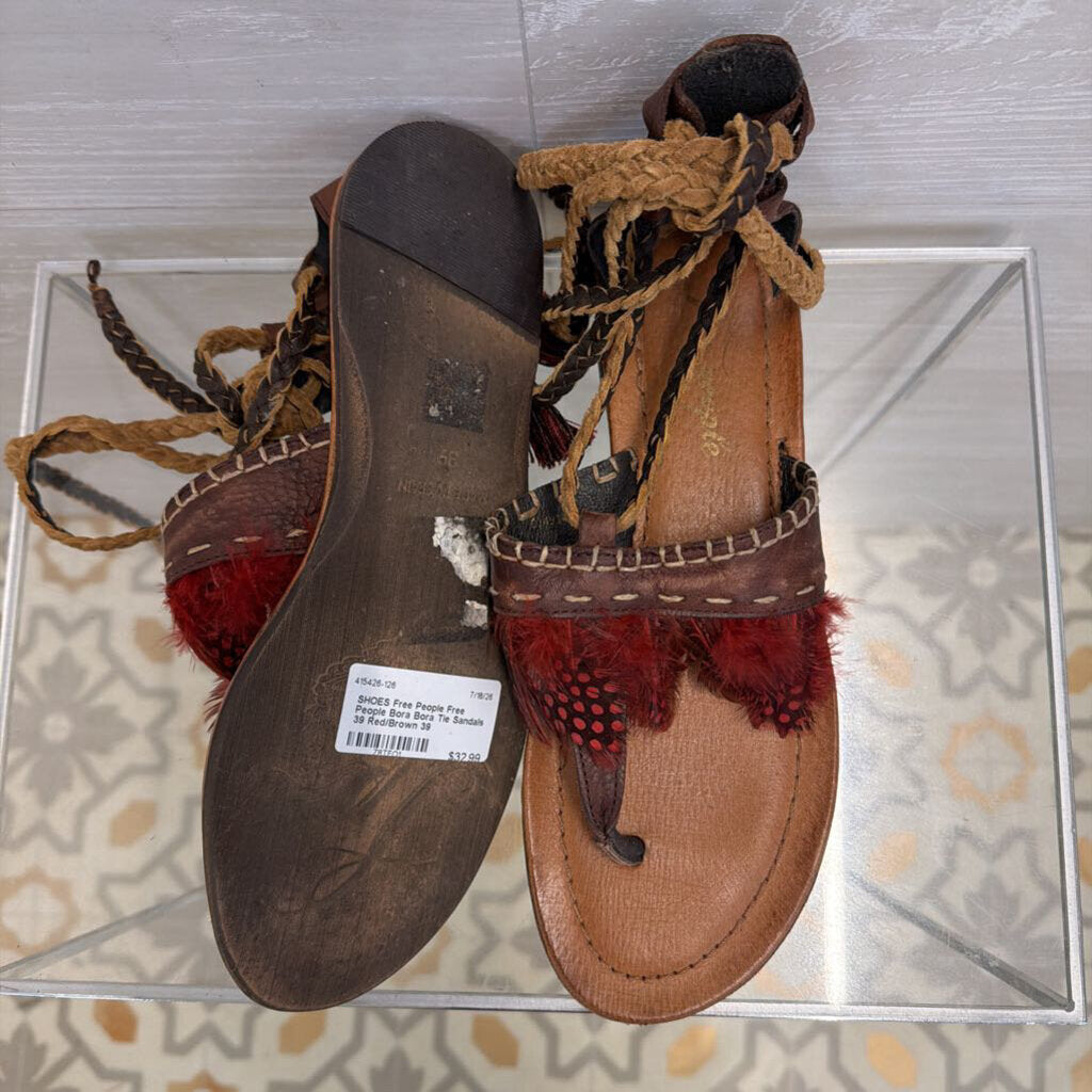 Free People Bora Bora Tie Sandals 39