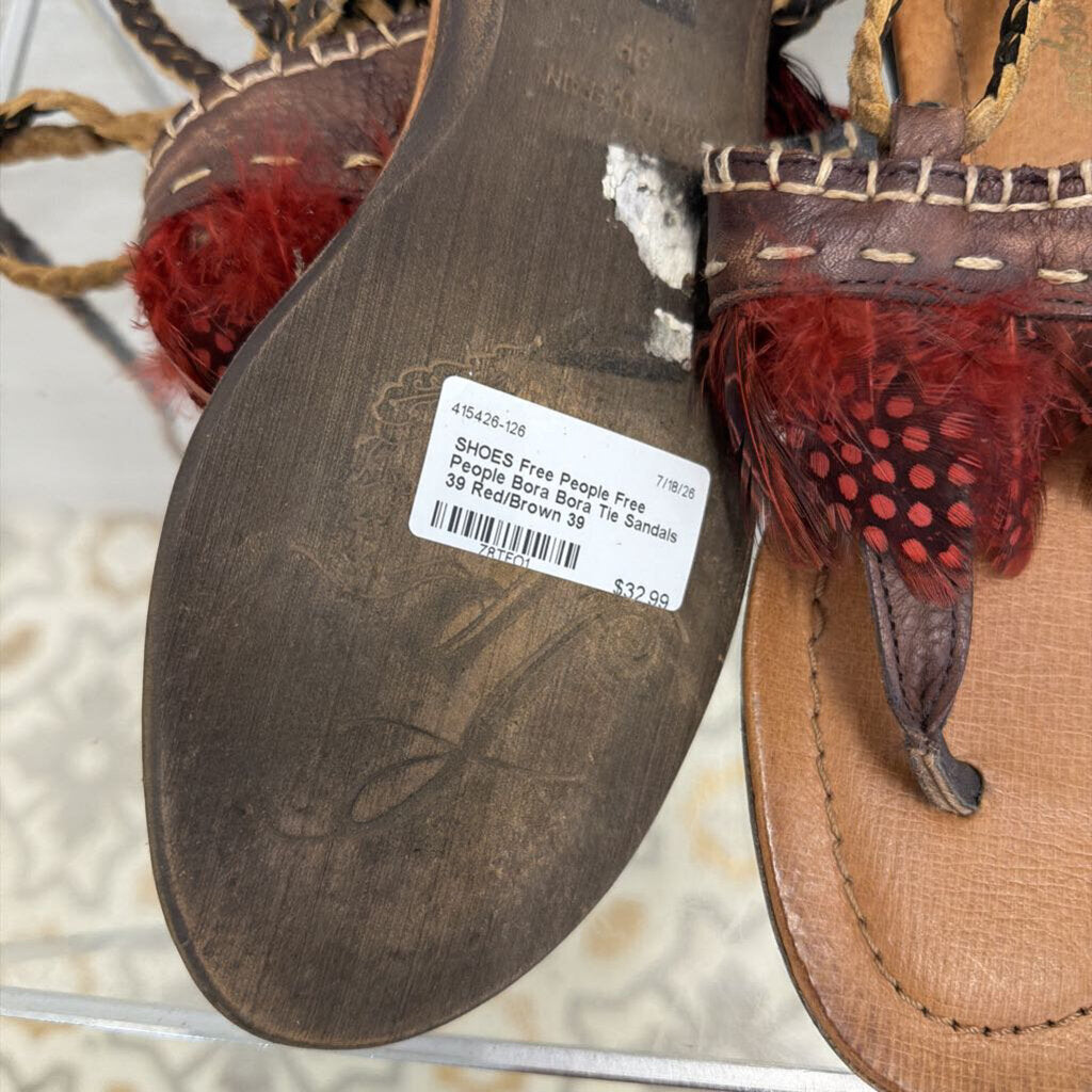 Free People Bora Bora Tie Sandals 39