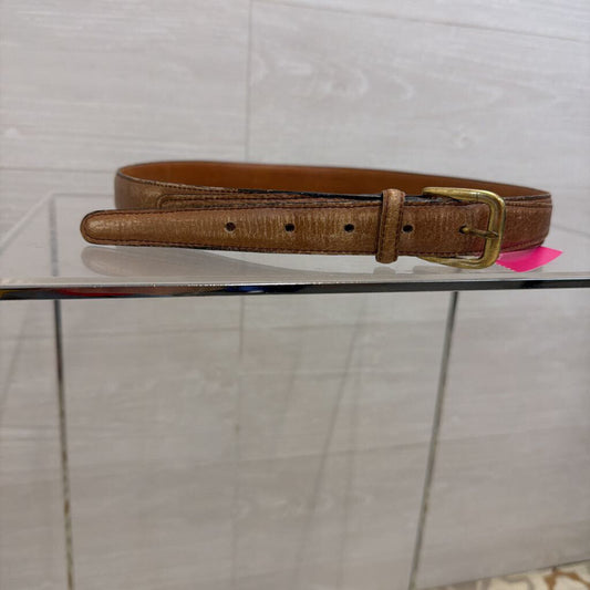 Brown Leather Belt Small/ Medium