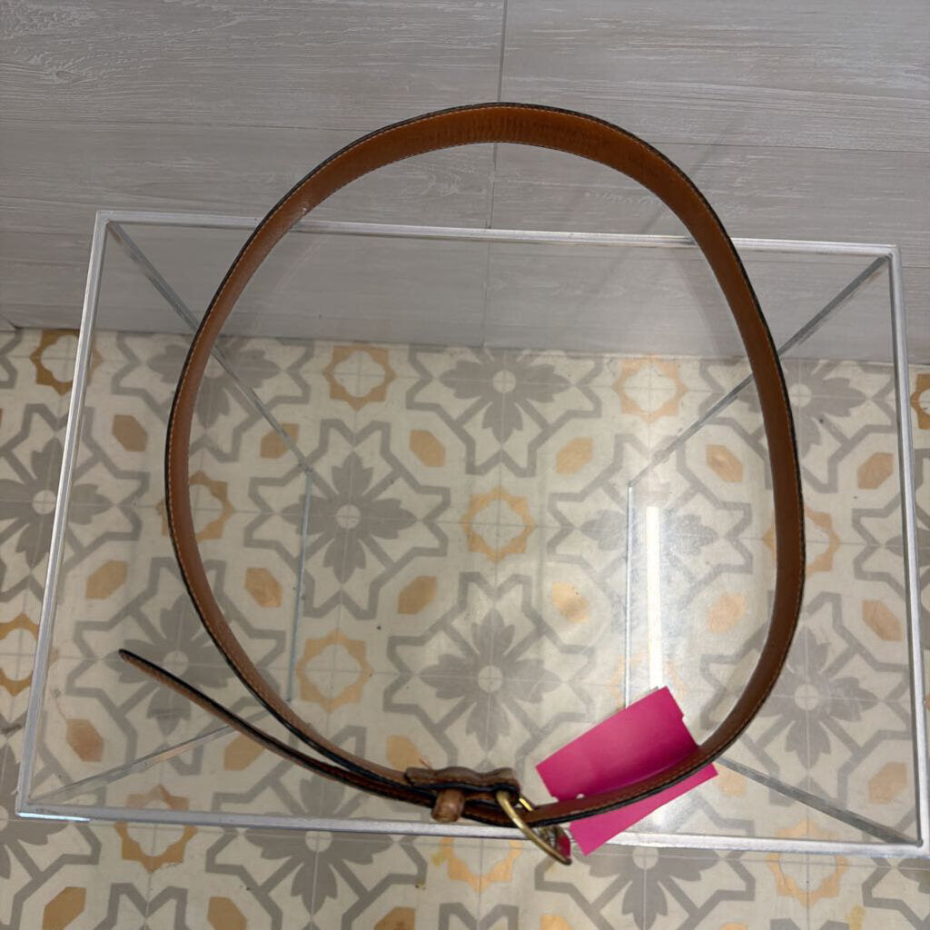 Brown Leather Belt Small/ Medium