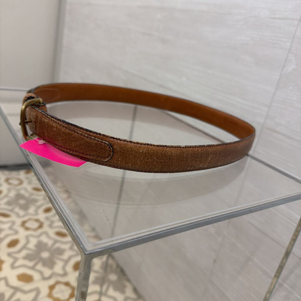 Brown Leather Belt Small/ Medium