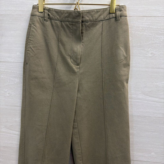 Jonathan Simkhai Green Wide Leg Pants 2