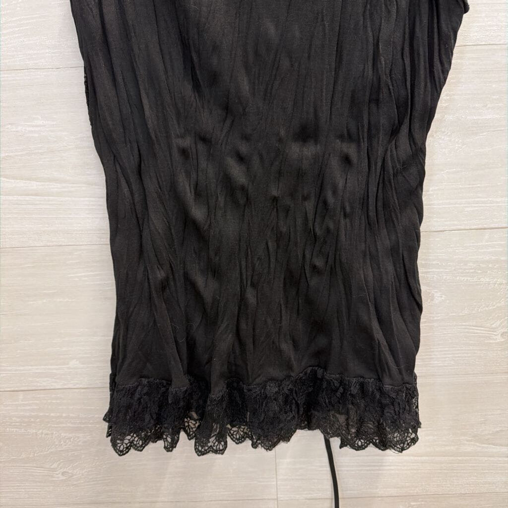 Pretty Angel Black LaceTank Top Large