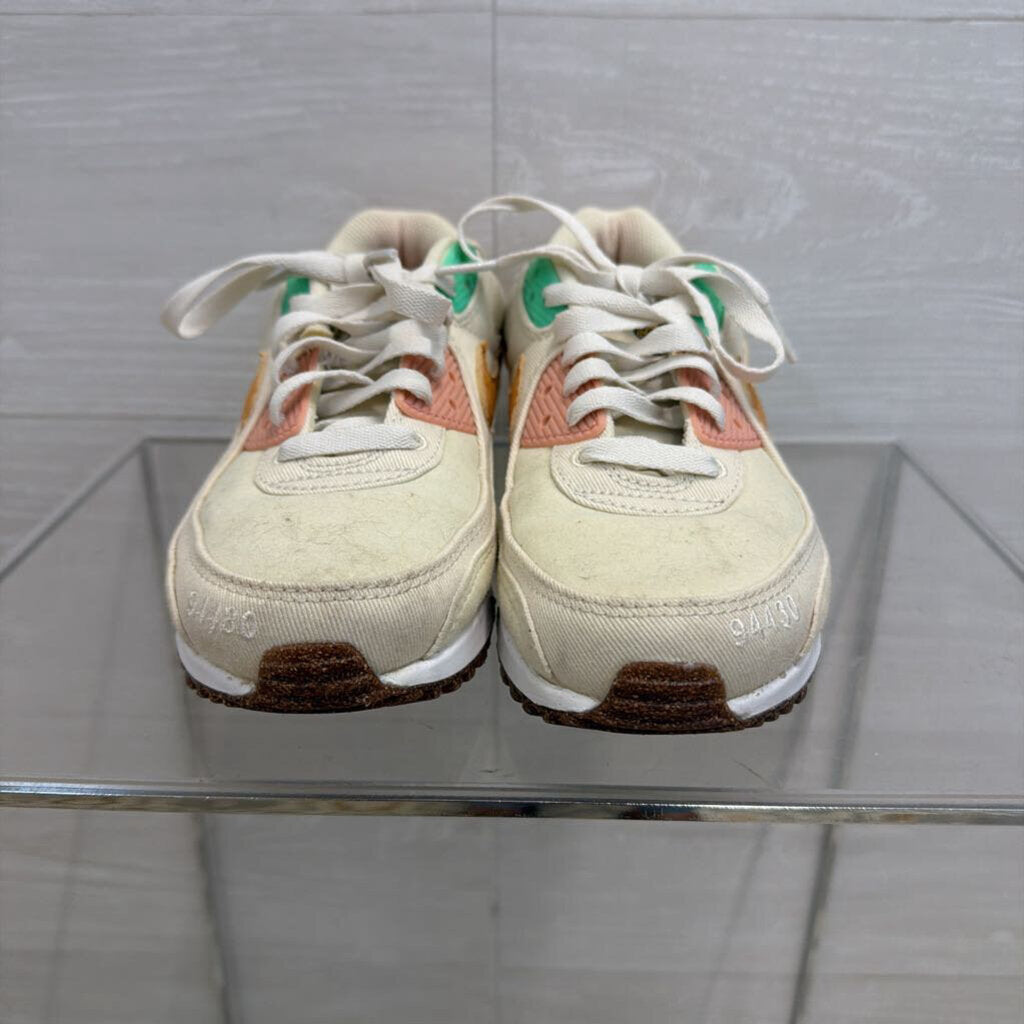 Nike White/ Multi Air Max 90 LX Happy Pineapple Sneakers 7