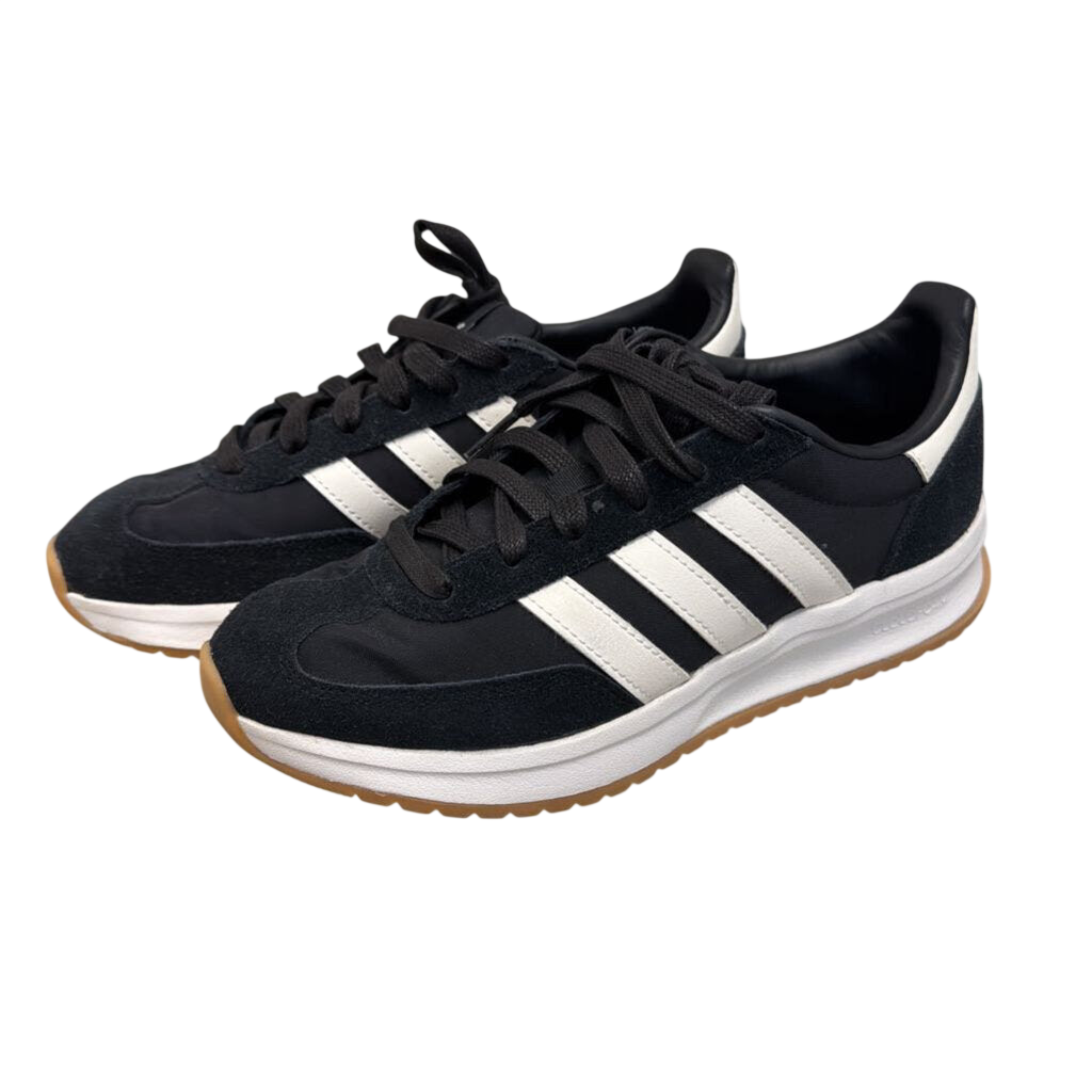 Adidas Black/ White Run 70s 2.0 Sneakers 6.5