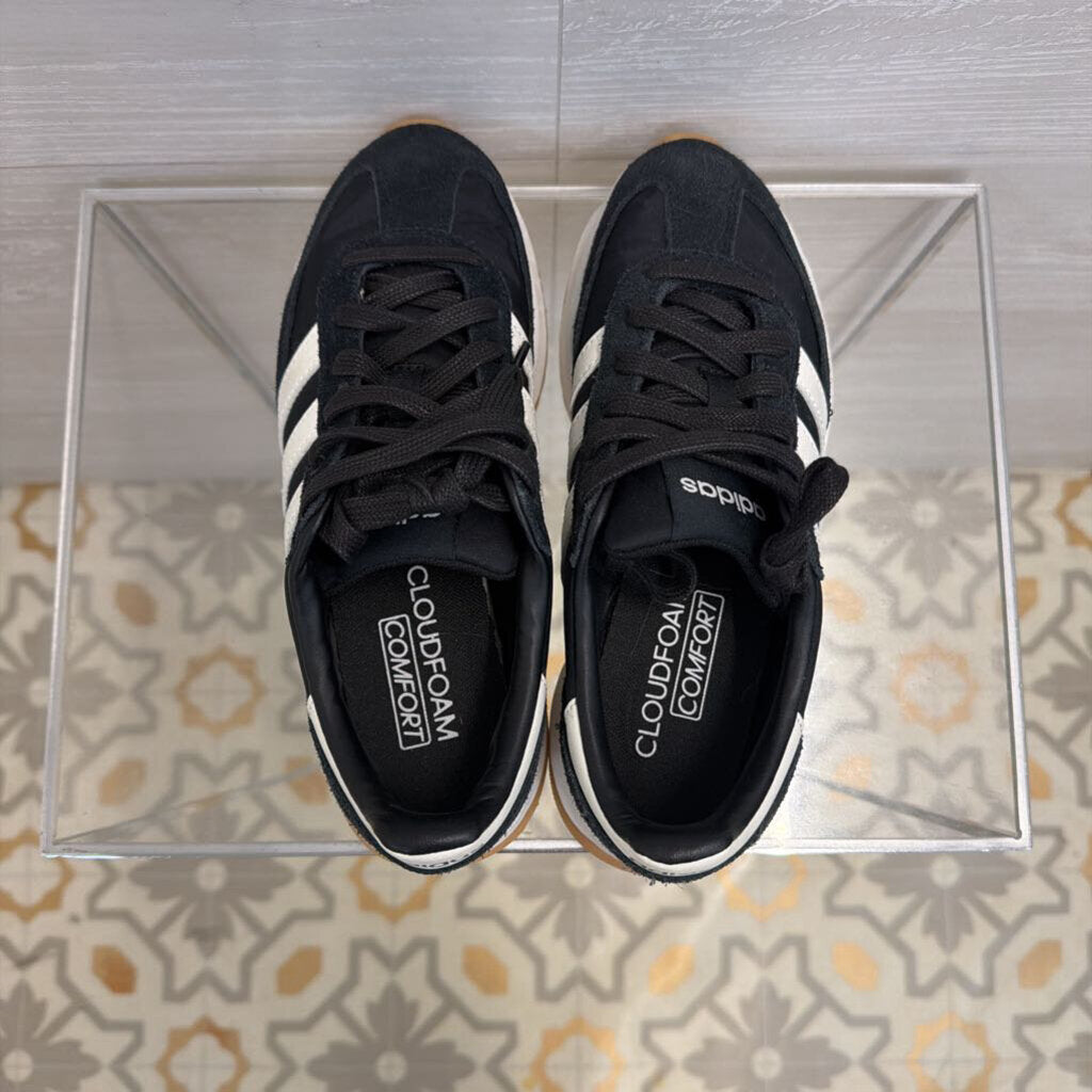 Adidas Black/ White Run 70s 2.0 Sneakers 6.5