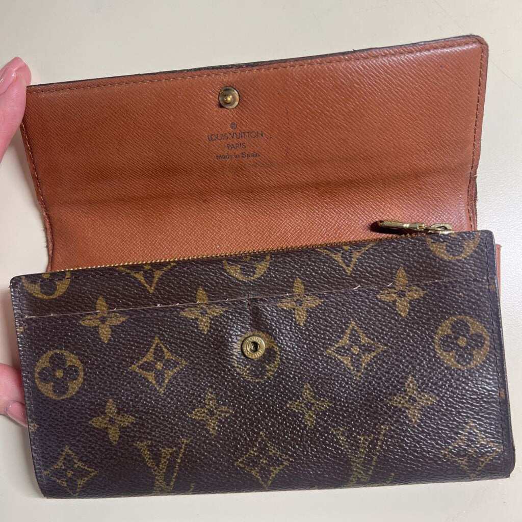 Louis Vuitton Brown Monogram Leather Porte Tresor International Wallet